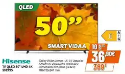 Iperal Hisense TV QLED 50" UHD 4K offerta