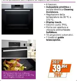 Iperal Forno pirolitico con impulsi di vapore da incasso offerta