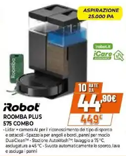 Iperal Robot Roomba Plus 575 Combo offerta