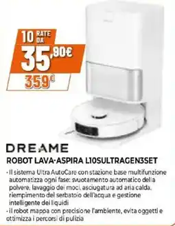 Iperal Dreame robot lava-aspira L10Sultragen3set offerta