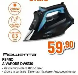 Iperal Rowenta ferro a vapore DW5310 offerta
