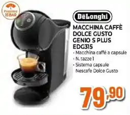 Iperal DeLonghi macchina caffè Dolce Gusto Genio S Plus offerta