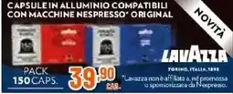 Iperal Capsule in alluminio compatibili con macchine Nespresso* original Lavazza offerta