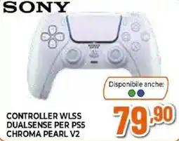 Iperal Sony controller wlss dualsense per ps5 chroma pearl v2 offerta