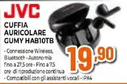 Iperal JVC cuffia auricolare gumy hab10tb offerta