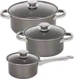 MD Discount BATTERIA DI PENTOLE 6 PEZZI EASY COOK offerta