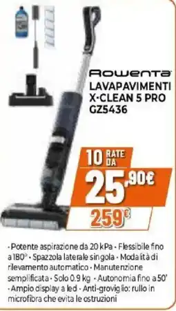 Iperal Rowenta lavapavimenti x-clean 5 pro offerta