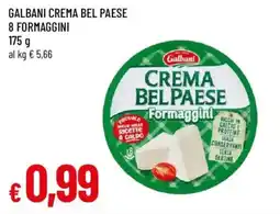 Galassia superstore Galbani Crema Bel Paese Formaggini offerta