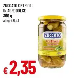 Galassia superstore Zuccato cetrioli in agrodolce offerta