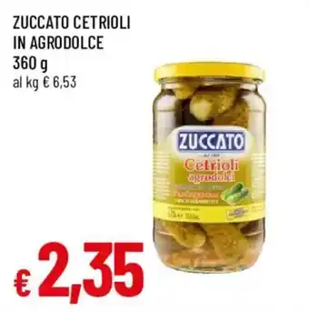 Galassia superstore Zuccato cetrioli in agrodolce offerta