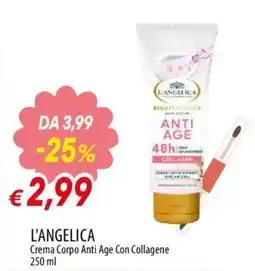 Galassia superstore L'Angelica Crema Corpo Anti Age Con Collagene offerta