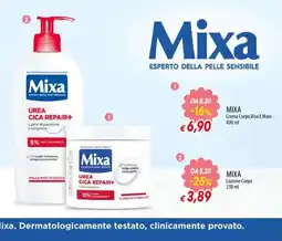 Galassia superstore Mixa Crema Corpo,Viso E Mani offerta