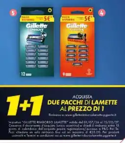 Galassia superstore Gillette lamette offerta