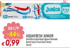 Galassia superstore Aquafresh Junior Dentifricio Bambini Igiene Dentale offerta