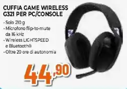 Iperal Cuffia game wireless G321 offerta