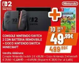 Iperal Console Nintendo Switch 2 con batteria removibile offerta