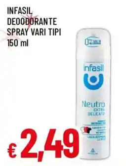 Galassia superstore Infasil deodorante spray offerta