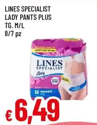 Lines specialist lady pants plus