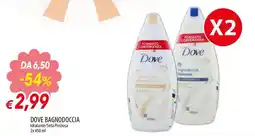 Galassia superstore Dove bagnodoccia idratante/seta preziosa offerta