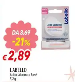 Galassia superstore Labello Acido Ialuronico Rosé offerta