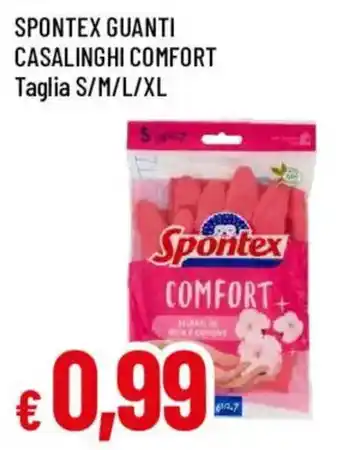 Spontex guanti casalinghi comfort