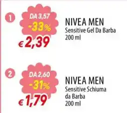 Galassia superstore NIVEA MEN Sensitive Gel Da Barba offerta