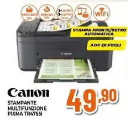 Iperal Canon stampante multifunzione Pixma TR4755i offerta