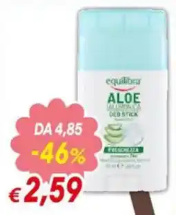 Galassia superstore Equilibra Aloe Deo Stick offerta