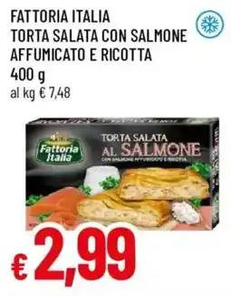 Galassia superstore Torta salata al salmone con salmone affumicato e ricotta offerta