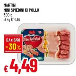 Galassia superstore Martini mini spiedini di pollo offerta