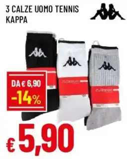 Galassia superstore Calze uomo tennis Kappa offerta