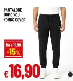 Galassia superstore Pantalone uomo you young coveri offerta