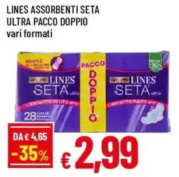Galassia superstore Lines assorbenti seta ultra offerta