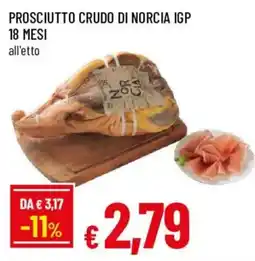 Galassia superstore Prosciutto crudo di Norcia IGP offerta