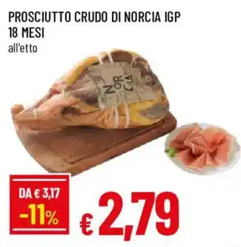 Prosciutto crudo di Norcia IGP