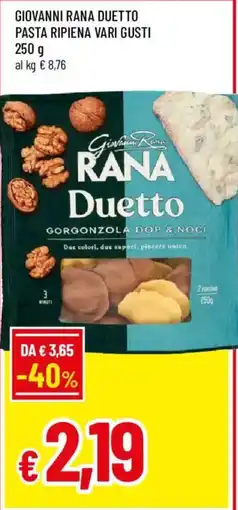 Galassia superstore Rana Duetto Gorgonzola DOP & Noci offerta