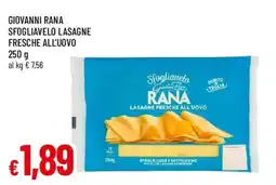 Galassia superstore Sfogliavelo lasagne fresche all'uovo Rana offerta