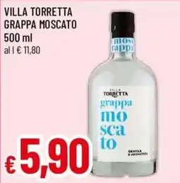 Galassia superstore Villa Torretta grappa moscato offerta