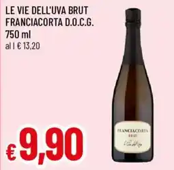 Galassia superstore Le Vie dell'Uva Franciacorta Brut offerta