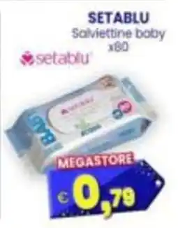 Punto Shopping Megastore Salviettine baby Setablu offerta