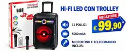 Punto Shopping Megastore Hi-fi led con trolley offerta
