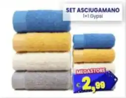 Punto Shopping Megastore Set asciugamano Gypsi offerta