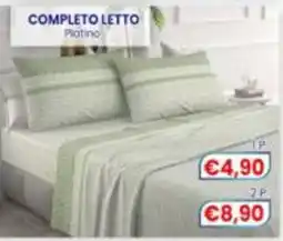 Punto Shopping Megastore Completo letto Platino offerta