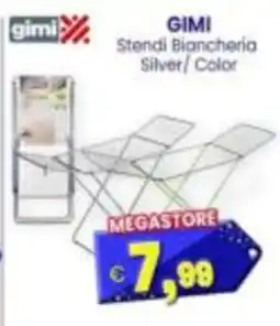 Punto Shopping Megastore GIMI Stendi Biancheria Silver / Color offerta