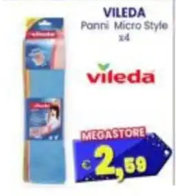 Punto Shopping Megastore Vileda Panni Micro Style offerta