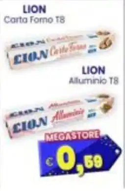 Punto Shopping Megastore Lion carta forno T8 offerta