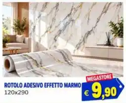 Punto Shopping Megastore Rotolo adesivo effetto marmo offerta