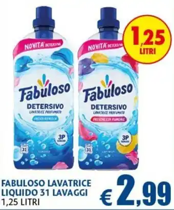 Fabuloso lavatrice liquido