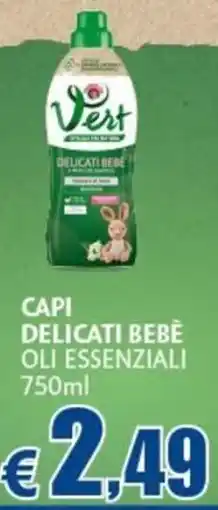 Europlanet Casa Vert capi delicati bebè oli essenziali offerta