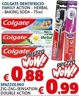 Europlanet Casa Colgate dentifricio family action - herbal - baking soda offerta
